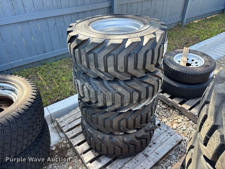 (4) 12-16.5 Tires And Wheels - photo 3