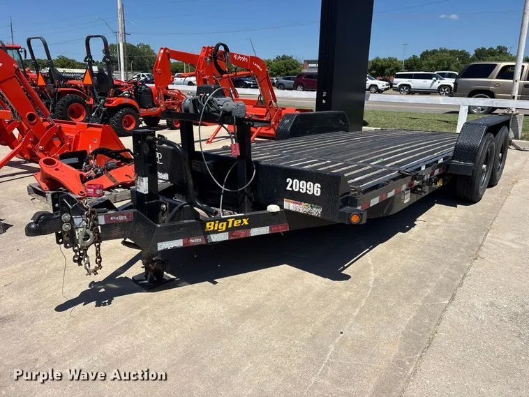 2022 Big Tex 14TL-20BK Tilt Deck Equipment Trailer