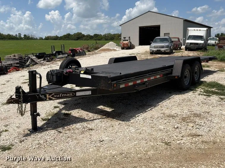 2020 Kaufman Trailers Of Ne, Inc. Tilt Deck Equipment Trailer