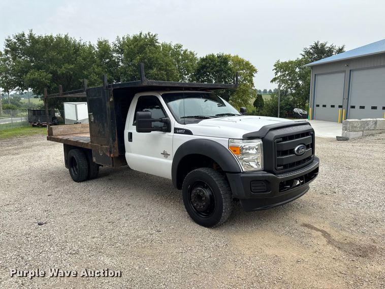 2012 Ford F450 Super Duty Flatbed Truck - photo 3