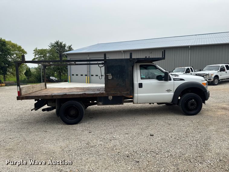 2012 Ford F450 Super Duty Flatbed Truck - photo 4