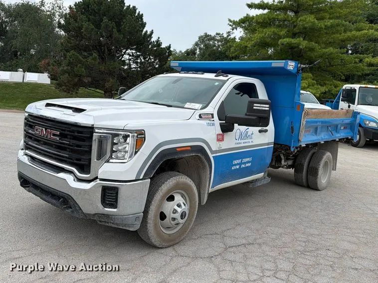 2021 GMC Sierra 3500HD Dump Bed Pickup Truck