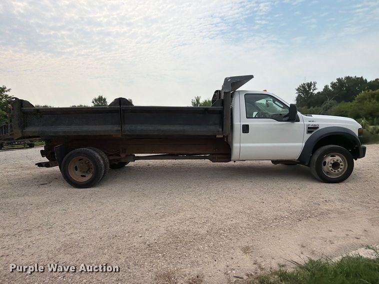 2008 Ford F450 Super Duty Dump Truck - photo 4