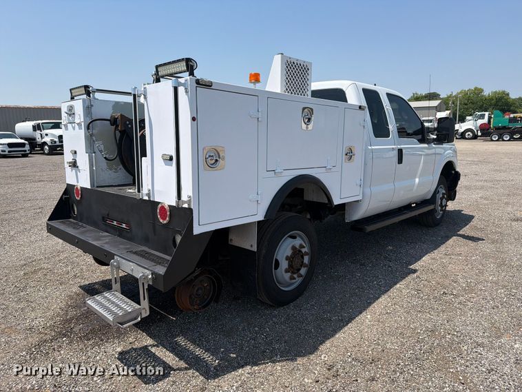 2014 Ford F250 Super Duty Ext. Cab Utility Bed Pickup Truck - photo 5