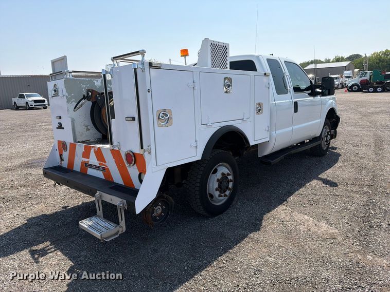 2014 Ford F250 Super Duty Ext. Cab Utility Bed Pickup Truck - photo 5