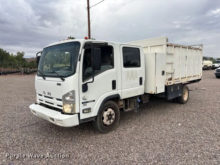 2011 Isuzu NRR Crew Cab Dump Truck