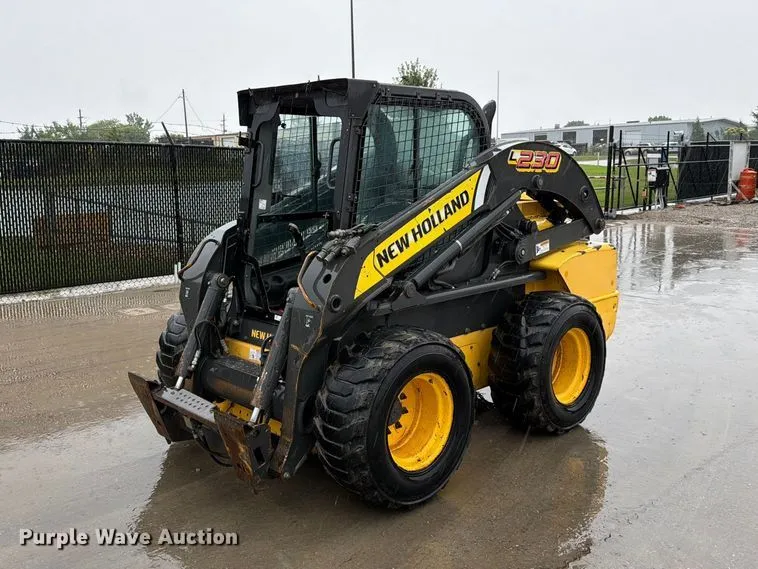 2012 New Holland L230 Skid Steer Loader
