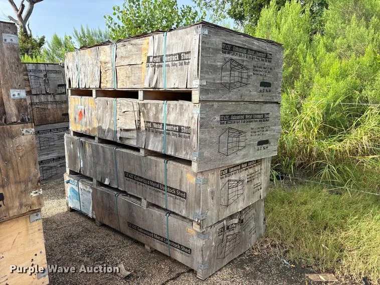 (4) Valley Pioneer MSC1220F Livestock Sheds