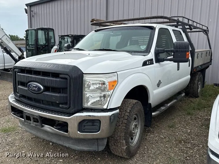 2012 Ford F250 Super Duty  Crew Cab Bale Bed Pickup Truck