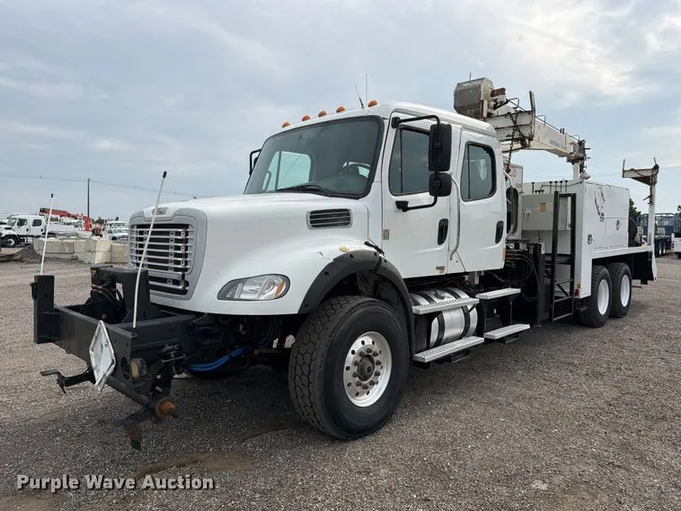 2012 Freightliner Business Class M2 Crew Cab Crane Truck