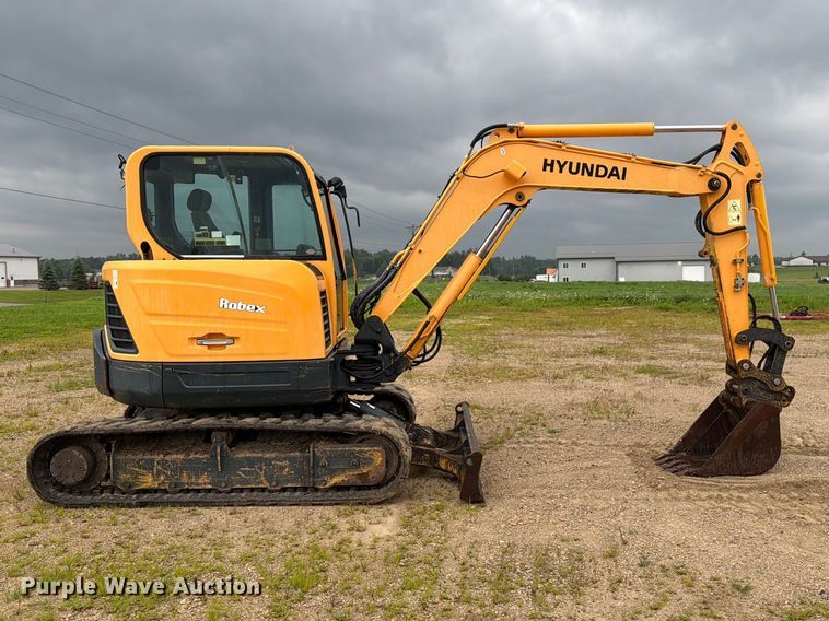 2015 Hyundai Robex 60CR-9A Mini Excavator - photo 4