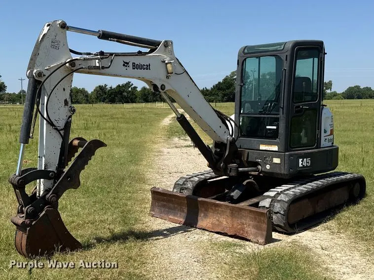 2011 Bobcat E45 Mini Excavator