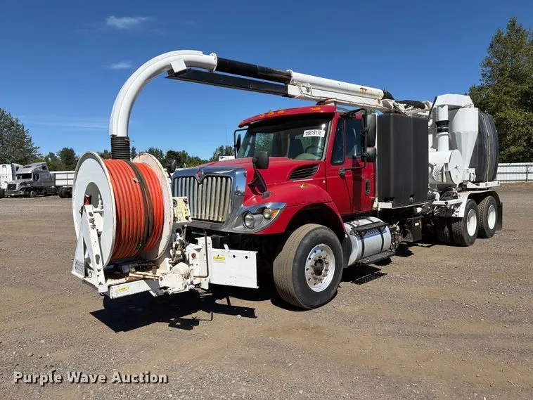 2015 International 7500 Sewer Jetter Truck