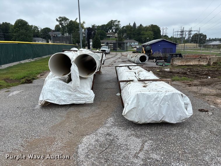(6) 20' L X 24" W PVC Pipes - photo 2
