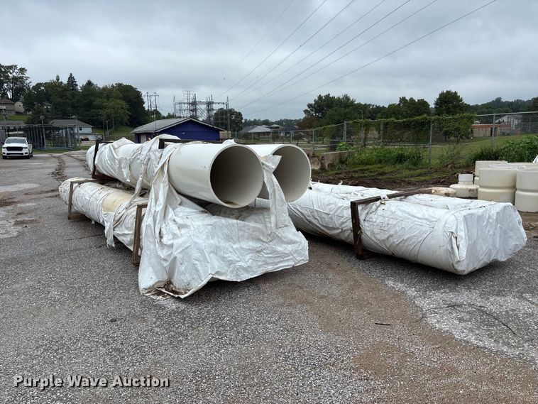 (6) 20' L X 24" W PVC Pipes - photo 3