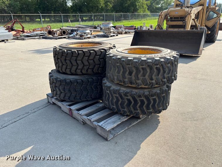 (4) 12-16.5 Tires And Wheels - photo 3