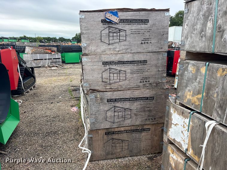 (4) Valley Pioneer MSC1220F Livestock Sheds - photo 4