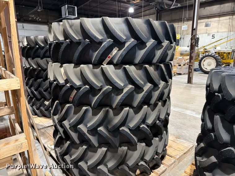 (4) Goodyear LSW480/70R46 Tires And Wheels - photo 5