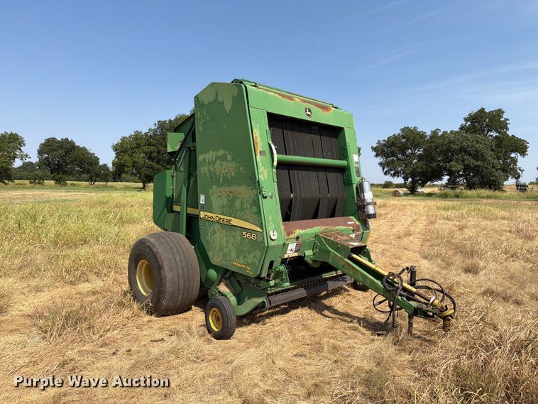 2007 John Deere 568 Megawide Plus Round Baler - photo 3