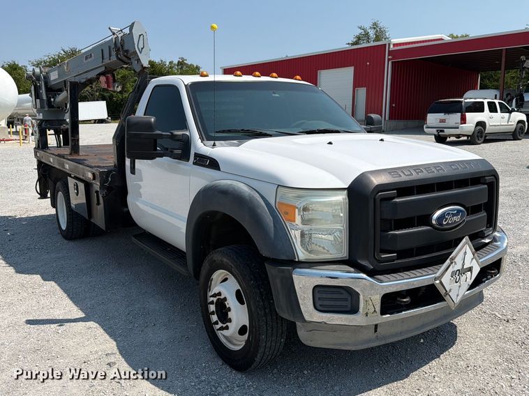 2012 Ford F550 Super Duty Flatbed Truck - photo 3