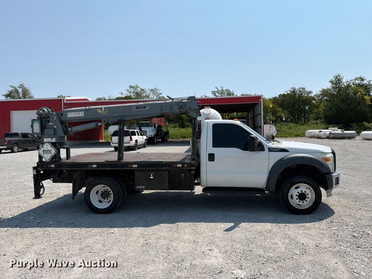 2012 Ford F550 Super Duty Flatbed Truck - photo 4