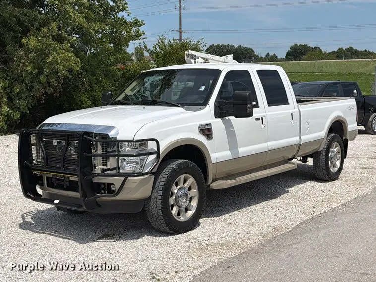 2008 Ford F350 Super Duty Lariat King Ranch Crew Cab Pickup Truck
