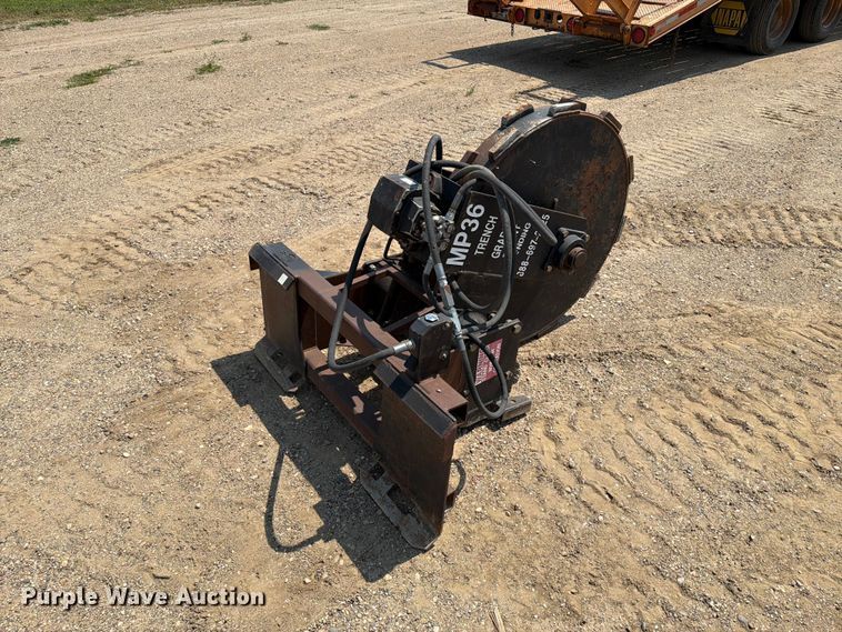 Trench Grader MP36 Skid Steer Compaction Wheel - photo 5