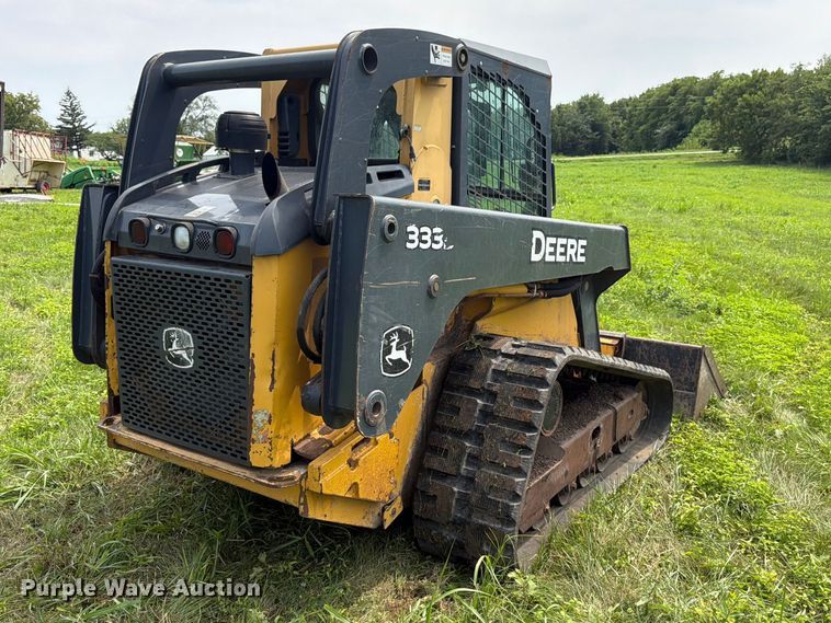 2012 John Deere 333D Tracked Skid Steer Loader - photo 5
