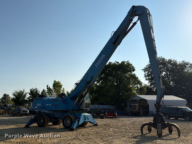 2003 Terex Fuchs  MHL 360 Long Reach Wheeled Excavator - photo 3