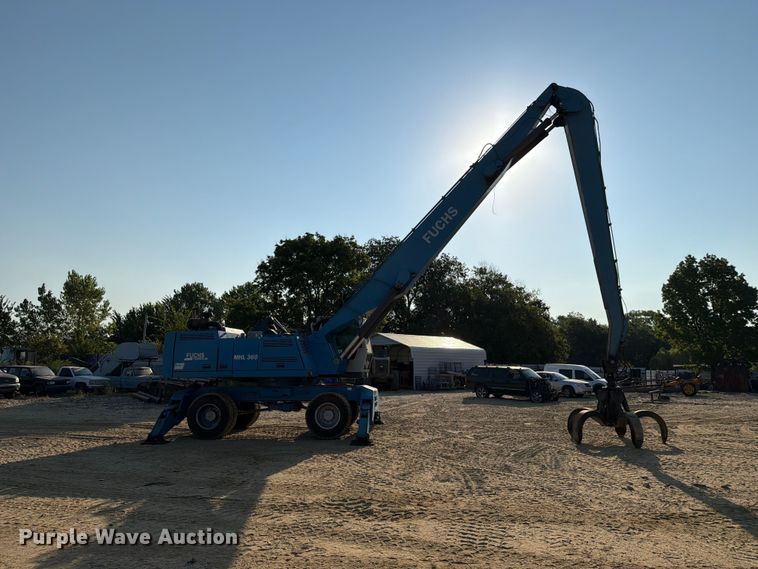 2003 Terex Fuchs  MHL 360 Long Reach Wheeled Excavator - photo 4