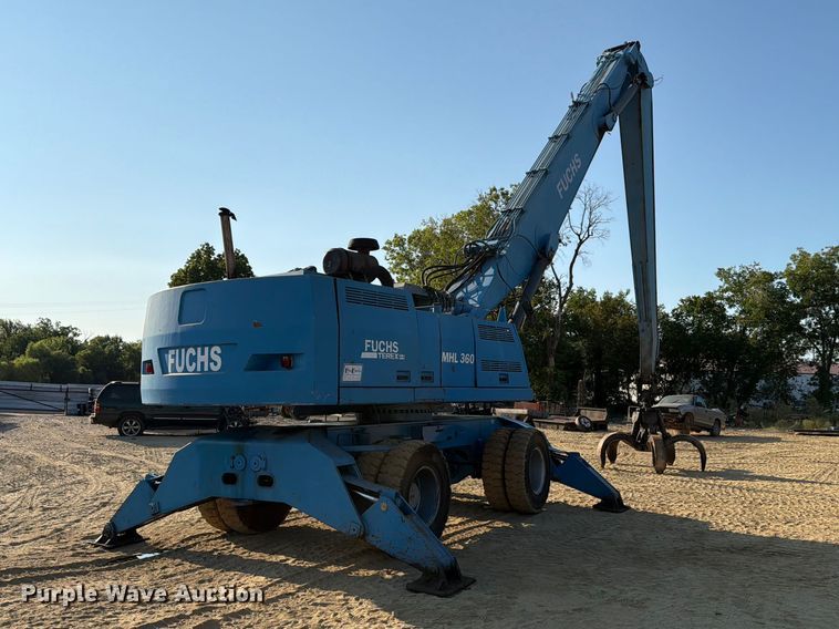 2003 Terex Fuchs  MHL 360 Long Reach Wheeled Excavator - photo 5