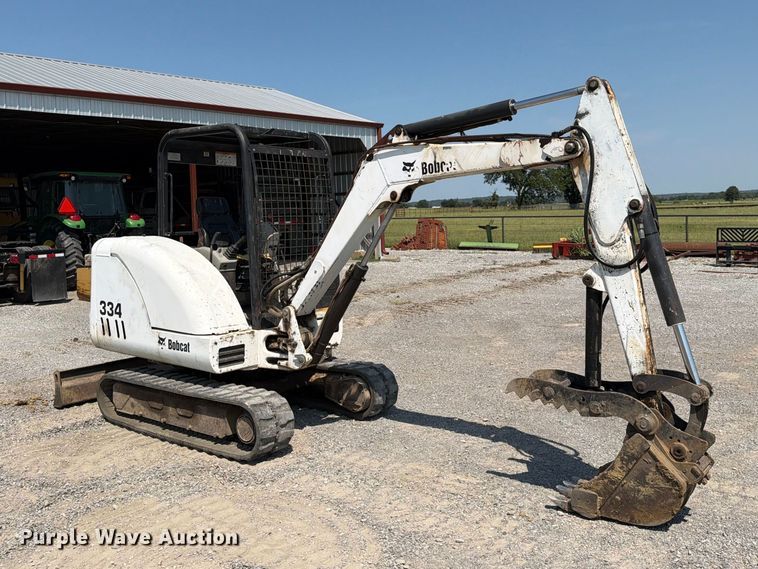 2002 Bobcat 334 Mini Excavator - photo 3