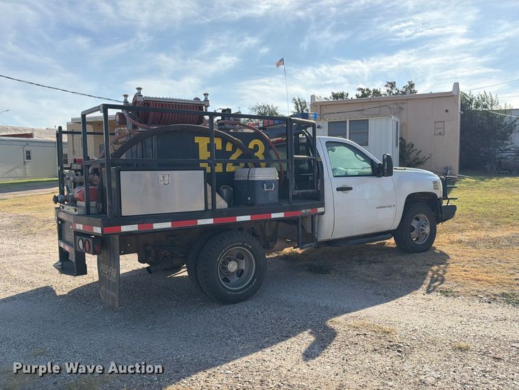 2008 Chevrolet Silverado 3500HD Flatbed Pickup Truck - photo 5