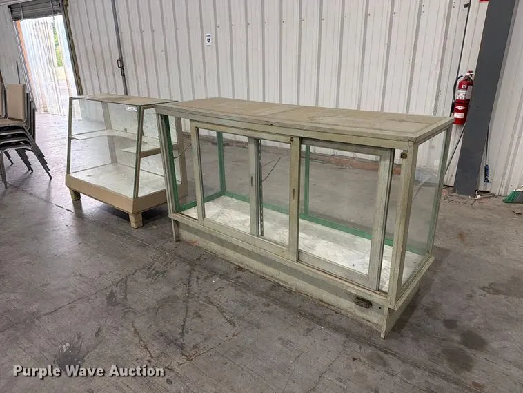 (2) Display Cases