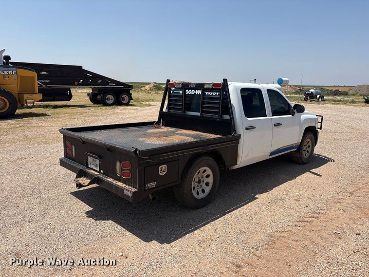 2011 Chevrolet Silverado 1500 Crew Cab Dump Flatbed Pickup Truck - photo 5