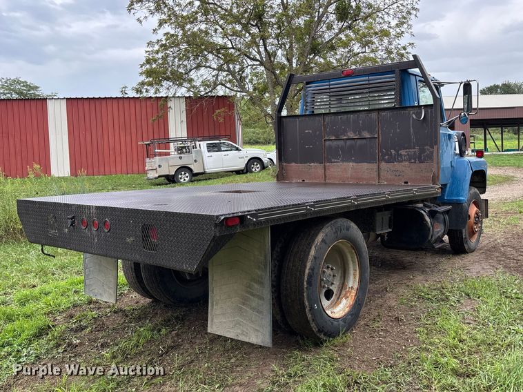 1987 Ford LN8000 Flatbed Truck - photo 5