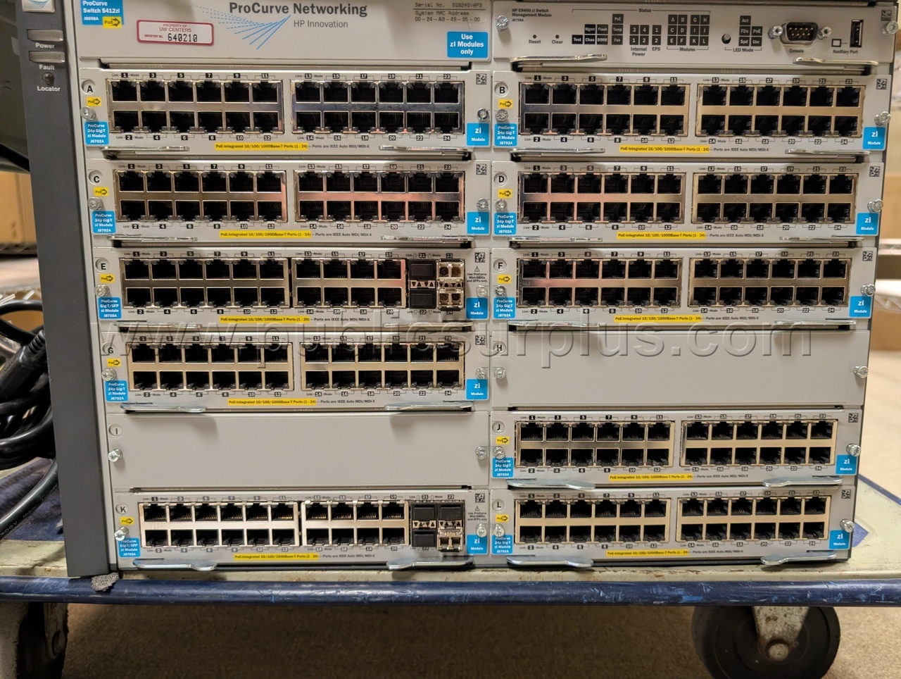 HP J8698A Switch 5412zl - SG924SV0P3 — photo 1