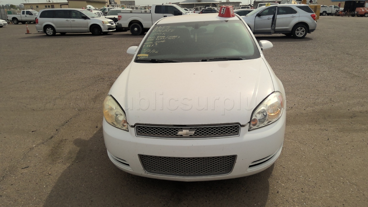 ADES - G362GE - 2012 CHEVROLET IMPALA FFV IMPALA 4D SED FFV **TOW ONLY** — photo 1