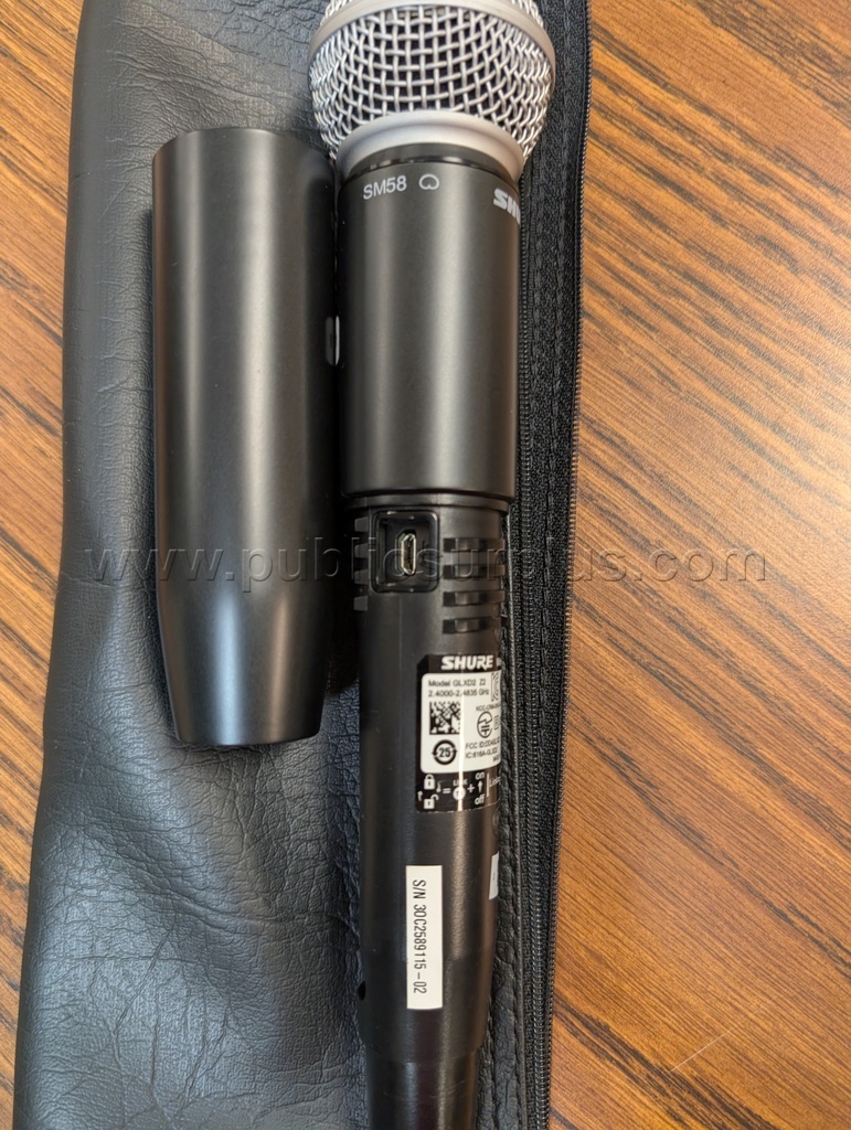 SHURE SM58 Wireless Mic — photo 1