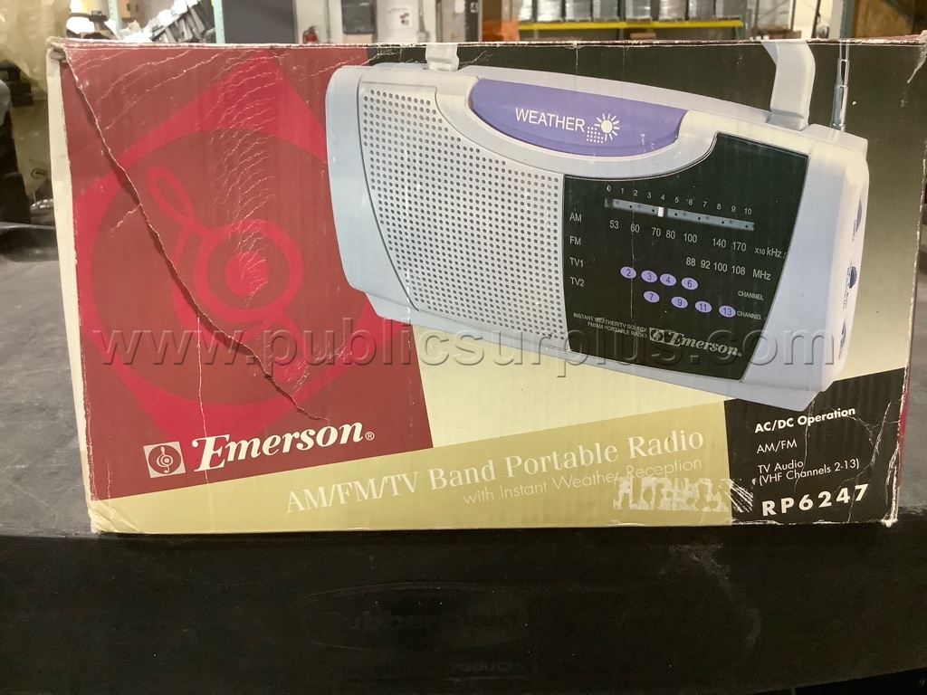 7904 - AM/FM/TV Band Portable Radio w/Weather Reception — photo 1