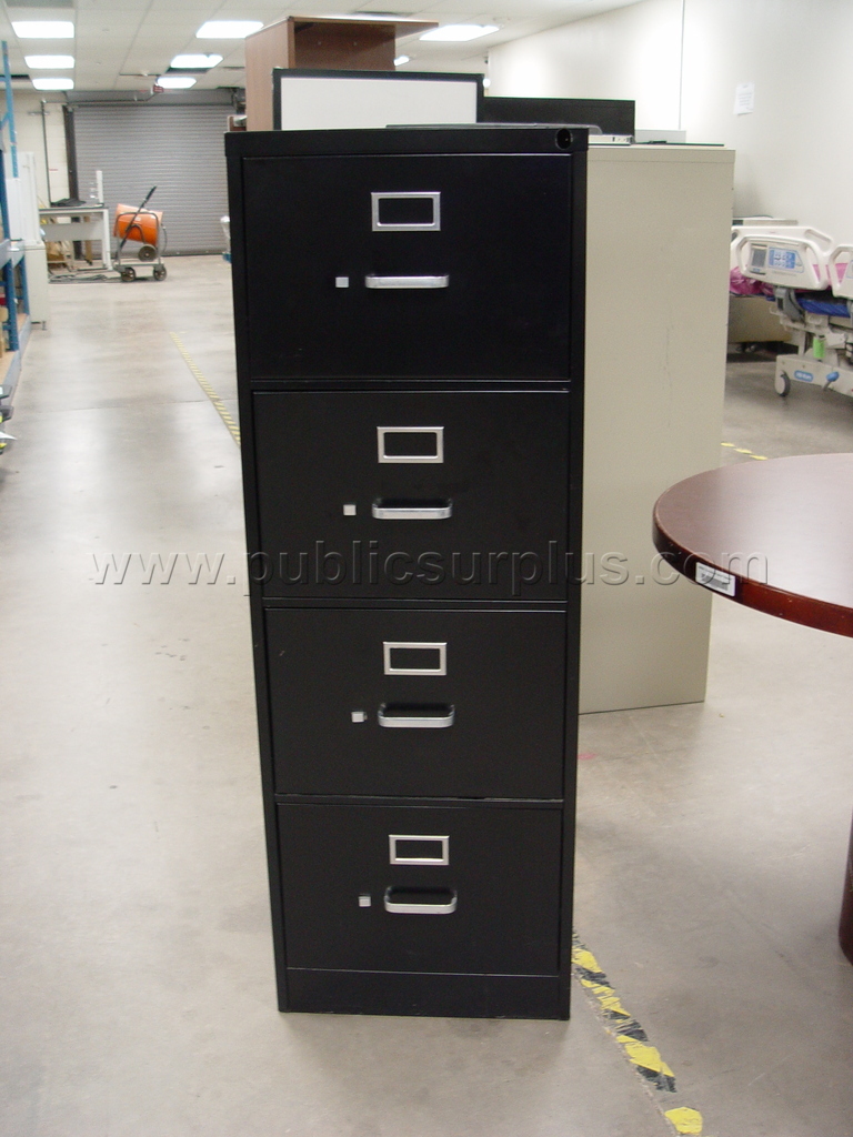4 Drawer File Cabinet 18" x 27" x 52" — photo 1