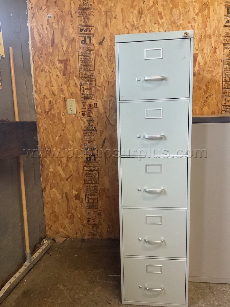 1-5 Drawer File Cabinet Lot # 4841 — photo 1