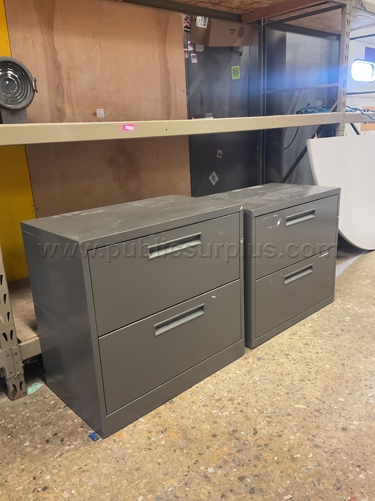 2-2 Drawer Lateral File Cabinet Lot # 4842 — photo 1