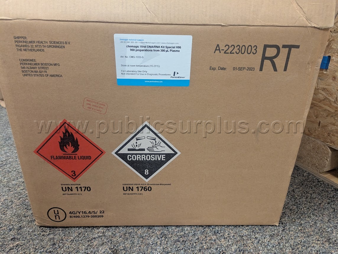 Perkin Elmer Chemagic Viral DNA/RNA Kit LOT Q(1920 Preperations) — photo 1