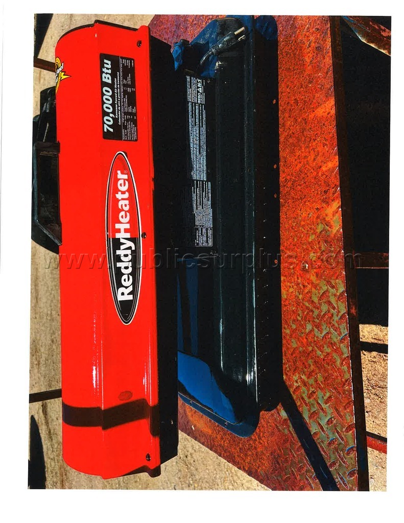 Reddy Heater 70,000 BTU Multifuel (Kerosene, JP8, Diesel) — photo 1