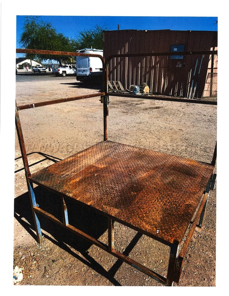 Steel platform - Approx 3' sq 2' tall — photo 1