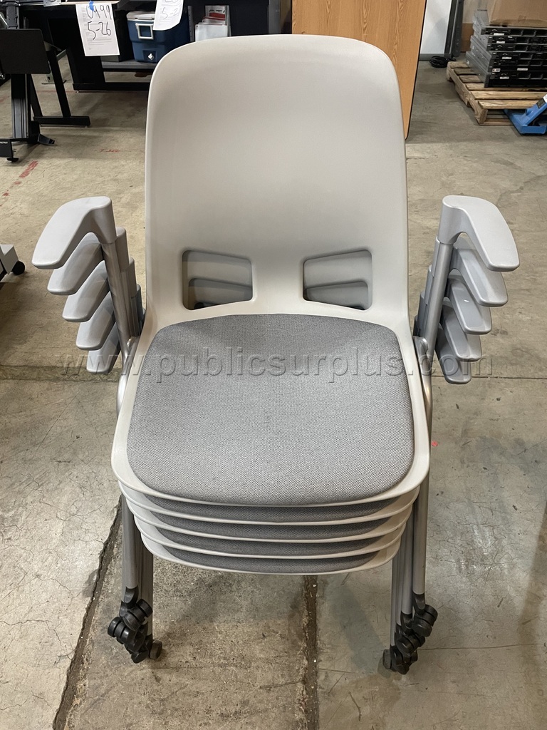 Lot of (5) Rolling Chairs — photo 1