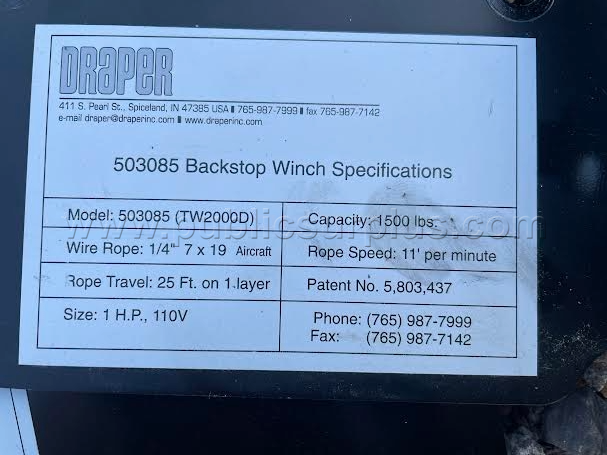 BASKET BALL GOAL WINCH MOTORS — photo 1