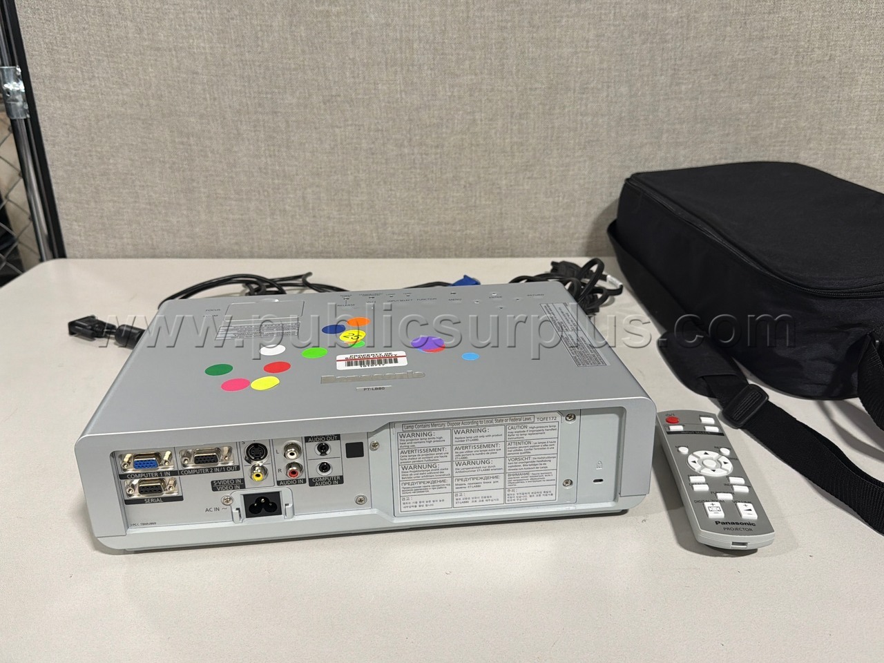 PANASONIC PROJECTOR — photo 1