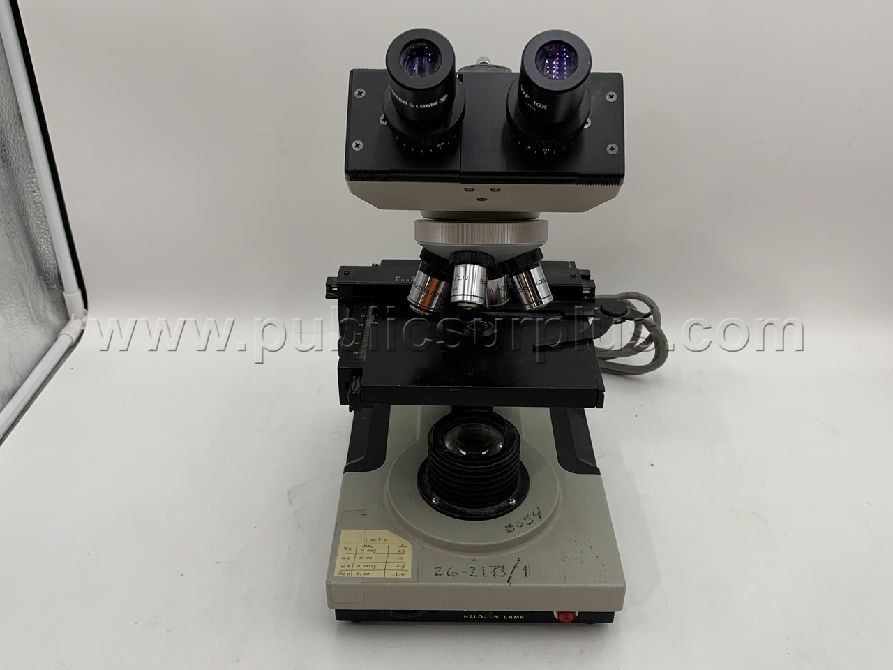 Microscope, Bausch & Lomb /KK — photo 1